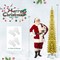 Costway 5/6/7/99 FT Pre-Lit Pencil Christmas Tree with 400 LED Lights & 699 Branch Tips Party